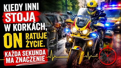 Gdy liczy się każda sekunda: AMBULANS na dwóch kołach.  Może uratować Ci życie