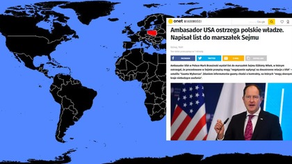 USA chcą rządzić Polską! Ambasador napisał list ostrzegawczy do polskich władz