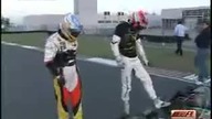 F1 Shanghai 2008 Alonso i Kubica w kartach 