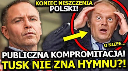 WIELKA KOMPROMITACJA DONALDA TUSKA! PREMIER NIE ZNA HYMNU? KAROL NAWROCKI MUSI RATOWAĆ HONOR POLSKI!
