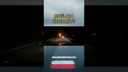 Zwężenie widać z daleka a ona i tak próbuje?  #zwężenie #drogowe #kierowcy #polskiedrogi