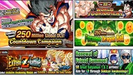 250 M COUNTDOWN CAMPAIGN - PORUNGA / EZA FAMILY  / LR GREAT SAIYAMAN | Dragon Ball Z Dokkan Battle