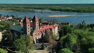 Bazylika Zwiastowania NMP w Czerwisńku nad Wisłą z lotu DJI mini 3