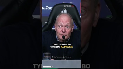 Show trenera Lecha na konferencji po meczu z Legią  Wbił szpilki w stronę Wojskowych 