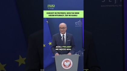 Czarzasty do Nawrockiego:  To jest polityczne cwaniactwo #shorts