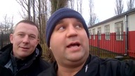 Oczekiwanie na uwolnienie Basi Poleszuk z więzienia na Grochowie