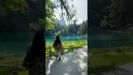 Szwajcaria to piekna przygoda  #zwitserland #szwajcaria #blausee #mountains #june #shorts