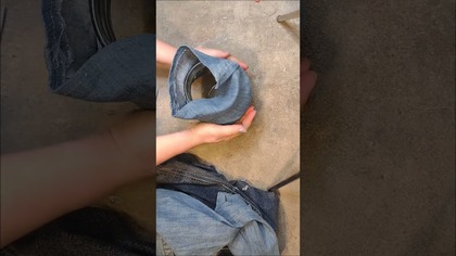 JEANSOWY WAZON DLA MAMY z kanału @diy_art_ideas #shorts #diy