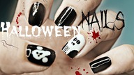 Halloween Nails - Skulls and Ghosts