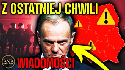 PILNE! Tusk: Najwyższy Stopień ZAGROŻENIA! Polska PŁONIE