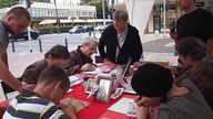 3. 08. 2016 VIII warsztaty Leśnego Klubu Orła Białego ZNAKI POWSTAŃCZE prowadził Las Smoleński na Wo