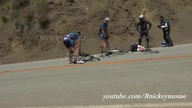 Shocking Motorcycle Crash into Bicycles 4/27/2013