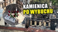 Tak wygląda poznańska kamienica po wybuchu.  Służby wciąż pracują