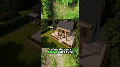  Murowany dom 35 m² z poddaszem Budowa samemu pod klucz od około 150 000 zł #budownictwo
