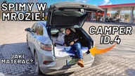 Jak spać w SAMOCHODZIE ELEKTRYCZNYM? Poradnik i trudny test Volkswagena ID. 4