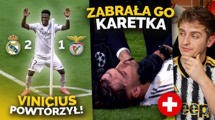Vinicius znowu ZATAŃCZYŁ! Asencio PADŁ NA ZIEMIĘ Real Madryt wyeliminował Benficę! Juventus blisko