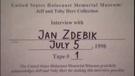 Jan Zdebik historia mówiona Oświęcim Sachsenhausen 01