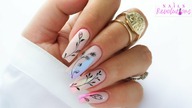 Florar nails art tutorial step by step /Gabrielle Nails Charbonne