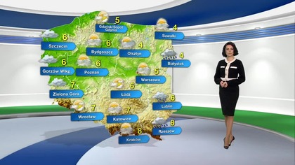 Prognoza pogody na TVN Meteo (16. 01. 2023)