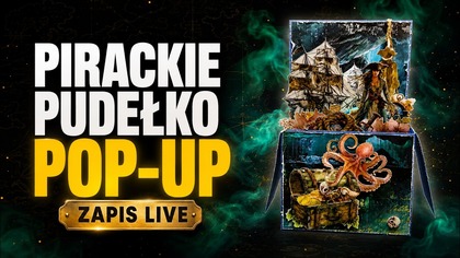 Pirackie pudełko pop-up krok po kroku  | Scrapbooking  zapis live