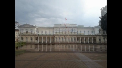 Presidential Palace, Vilnius.  Pałac prezydencki w Wilnie.  Lietuvos prezidentūra