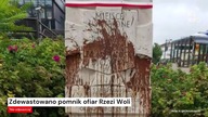 Zdewastowano pomnik ofiar Rzezi Woli.  Nie odpuszczę [Serwis informacyjny, KSTV Info]
