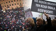 Czarny Poniedziałek.  Tak wyglądał ogólnopolski protest kobiet