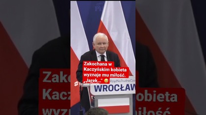 KOBIETA NA ŚRODKU SALI WYZNAŁA MIŁOŚĆ KACZYŃSKIEMU!