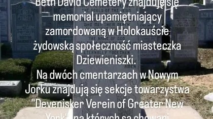 Dziewieniszki - Nowy Jork.  Memorial.  Dieveniškės - Niujorkas.  Memorialas.