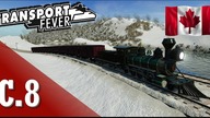 Transport Fever PL - #8 - Kanada pachnąca ... koleją - Chlebki i cegły do Sicamous :)