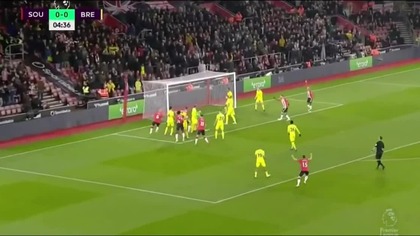 Bednarek gol vs Brentford (2022)