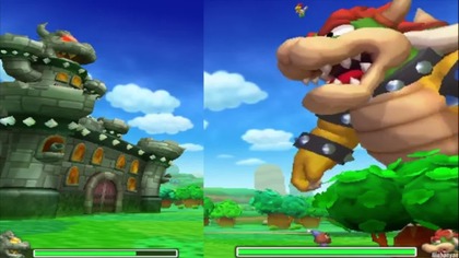 W nowej wersji kolorowej gry dowiadujemy się od braci Mario, że ich odwieczny rywal Bowser po zjedzeniu magicznych grzyb&oacute;w zaczyna wysysać przedmioty i rosnąć. Pomagamy im przywr&oacute;cić ich wrogowi właściwy rozmiar.