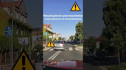 Nieustąpienie pierwszeństwa na PDP #shorts #rikordwidjo