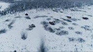 LiveLeak - 122mm rocket artillery barrage hits target area in slow motion