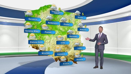Prognoza pogody na TVN Meteo (13. 11. 2023)