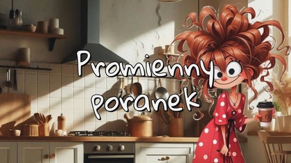 Promienny poranek!  Życie jest piękne! 