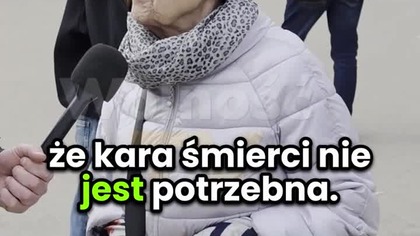 KARA ŚMlERCl NIE, KASTRACJA TAK! SONDA ULICZNA