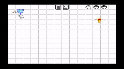 W grze na platformę SNES razem z Mario tworzymy kolorowe obrazy.