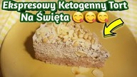 1441.  Ekspresowy Ketogenny Tort Na Święta Bez Glutenu Na Zimno