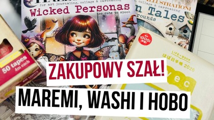 Dwie nowe książki Maremi, Hobonichi na 2026 rok, washi i wykrojniki | Haul scrapowy