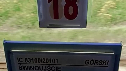 IC 83100/20101 Górski Świnoujście - Hrubieszów/Przemyśl.  1988 WARS-u nie ma, automatów nie ma xd