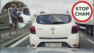 Kierowca Dacii zajeżdża, blokuje drogę i lekceważy przepisy #300 Wasze Filmy