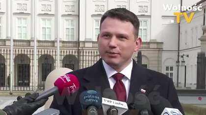 MENTZEN ZAORAŁ FUNKCJONARIUSZKĘ GAZETY WYBORCZEJ POD PAŁACEM PREZYDENCKIM!