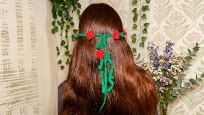 Jak Zrobić Szydełkową Ozdobę Do Włosów Z Kwiatami Tutorial #682 PL/ENG