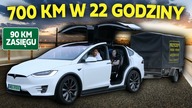TESLA MODEL X Z PRZYCZEPĄ! Trasa 700 km i ładowanie co 100 km? 