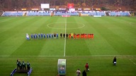 1 Liga 2014/2015 - kolejka 18.  Flota - Zagłębie Lubin (1-2)