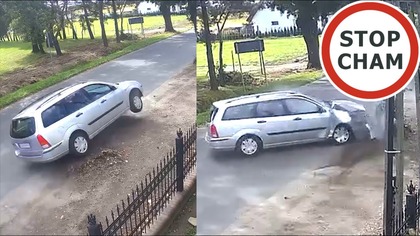 Wyleciał w powietrze i rozbił się o drzewo #2003 Wasze Filmy