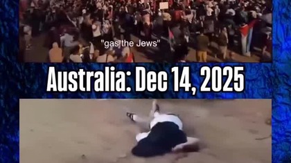 Attak Sydney Australia 2025 muzułmanie koszą żydków happy hannuka panie i panowie