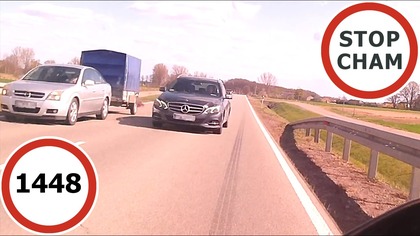 Stop Cham #1448 - Niebezpieczne i chamskie sytuacje na drogach