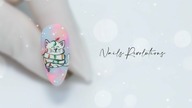 Christmas kitty nails art tutorial /Gabrielle Nails Charbonne
